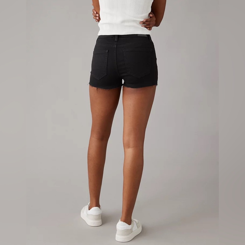 AE American Eagle next level high waisted denim short, size 2